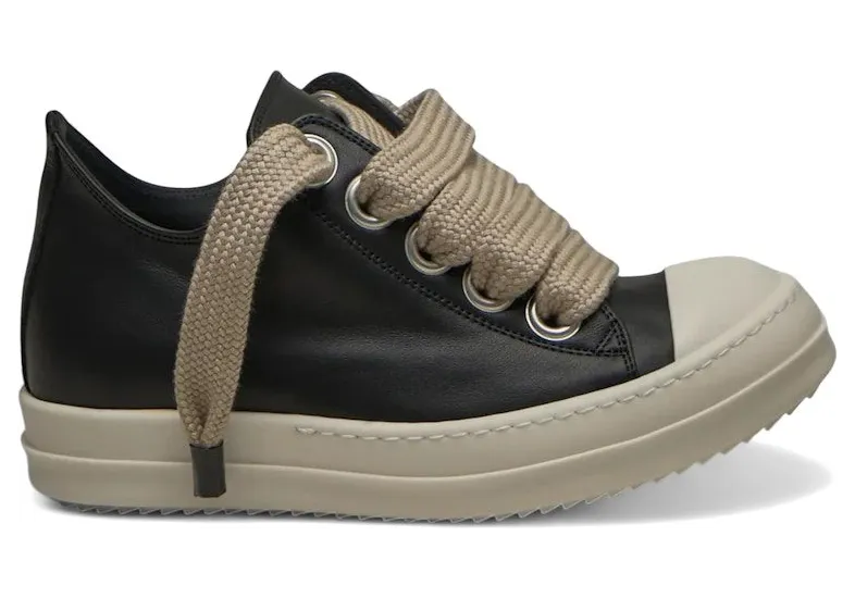 Rick Owens Concordians Jumbo Laced Low Black Milk (RP02E4883 LCOW2 911)