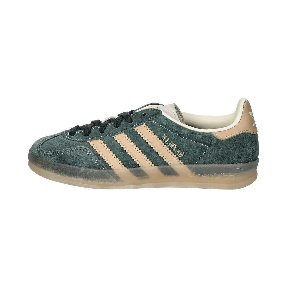 Adidas Gazelle Indoor Shadow Green / Warm Sandstone / Wonder White (JH5402)