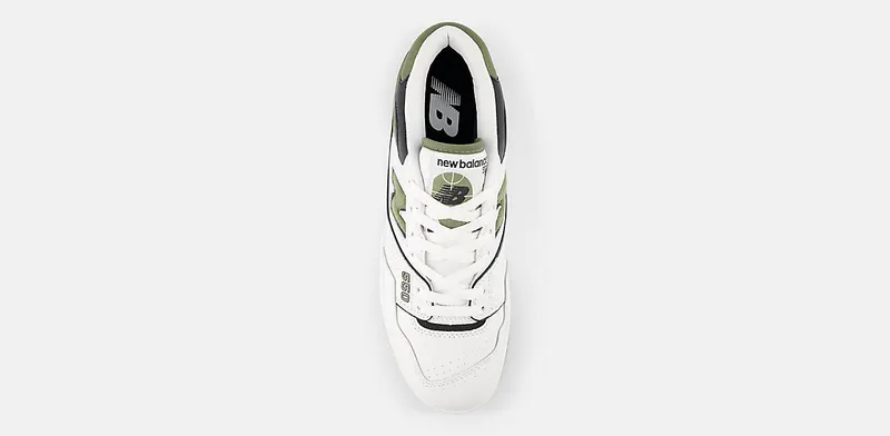 New Balance 550 “White / Dark Olivine” (BB550DOB)