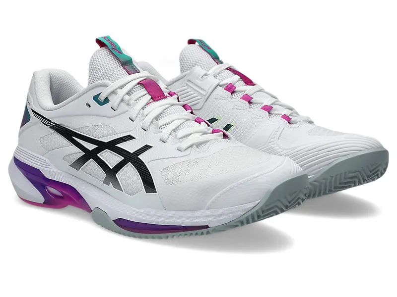 ASICS SOLUTION SPEED FF 4 CLAY “White / Digital Sakura” (1041A533-101)