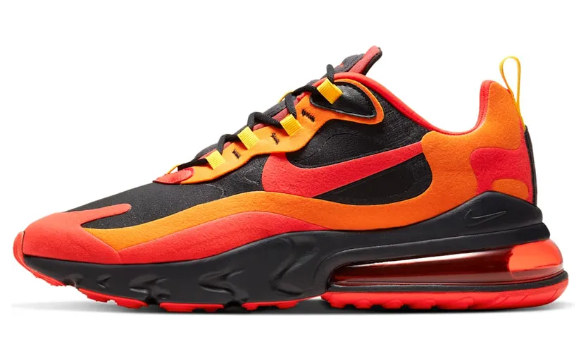 Nike Air Max 270 React ‘Lava’ Black/Speed Yellow/Magma Orange/Chile Red (CZ9267-001)