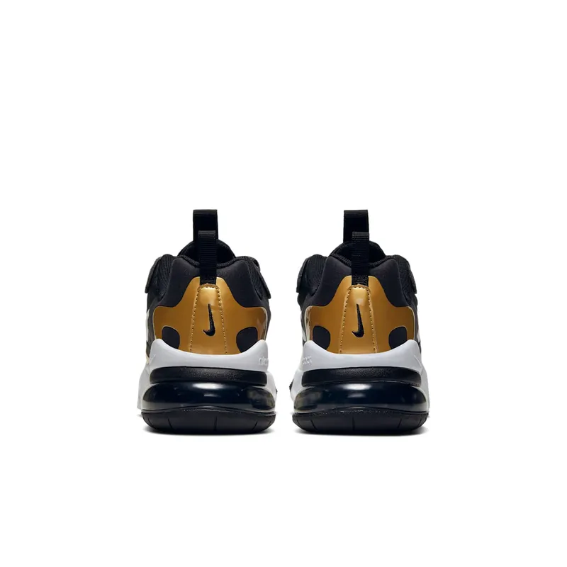 Nike Air Max 270 React Metallic Gold (GS) Anthracite/Black/Metallic Gold (BQ0103-005)