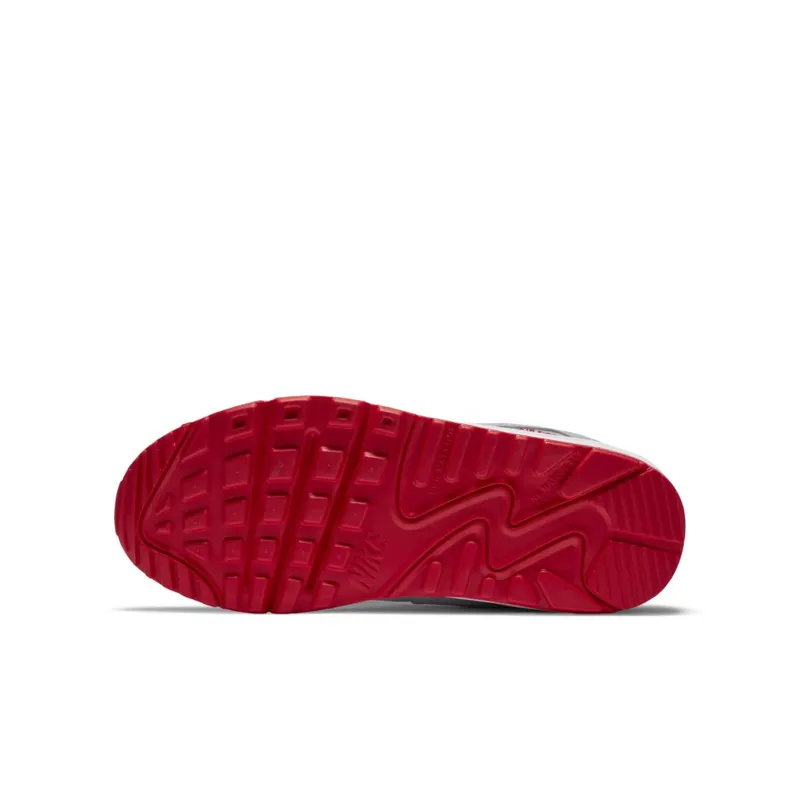 Nike Air Max 90 Recraft White Red (GS) White/Red (CD6864-106)