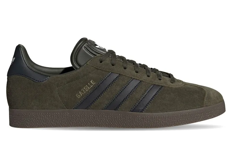 adidas Gazelle Night Cargo / Core Black / Gum5 (EE8947)