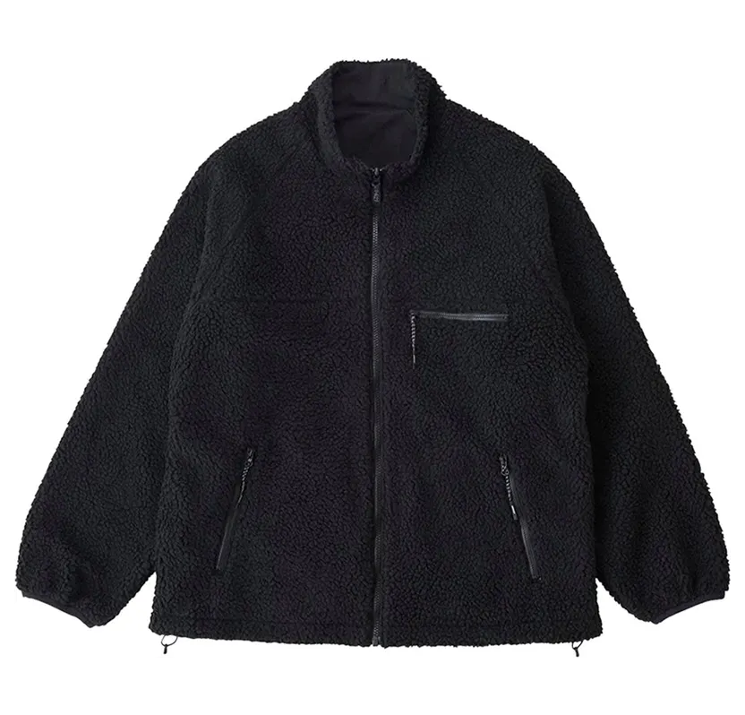 Gramicci – Reversible Sherpa Jacket – Jacke-Fleece (G5FU-J014-charcoal-black)
