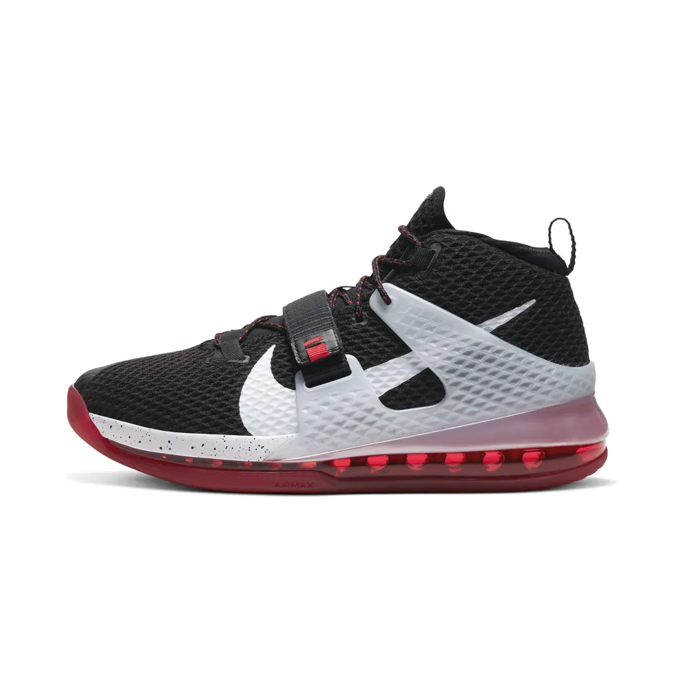 Nike Air Force Max II “Black / University Red / Wolf Grey / White” (AV6243-003)