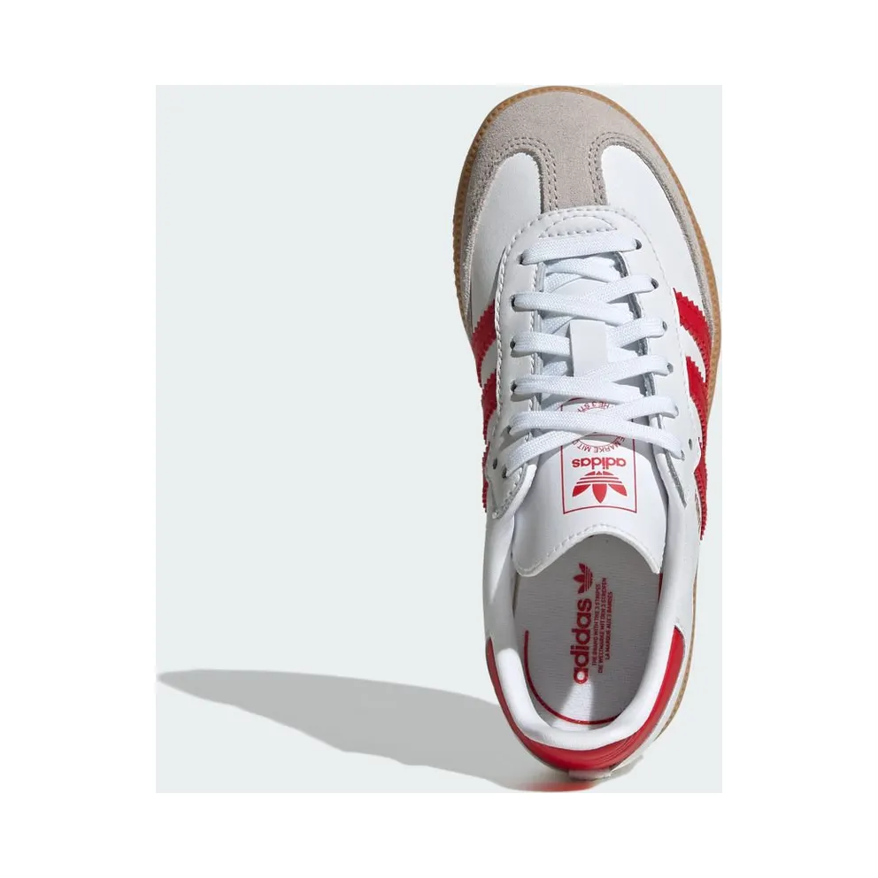 Adidas Samba OG Kids Cloud White / Better Scarlet / Gum (JQ2829)