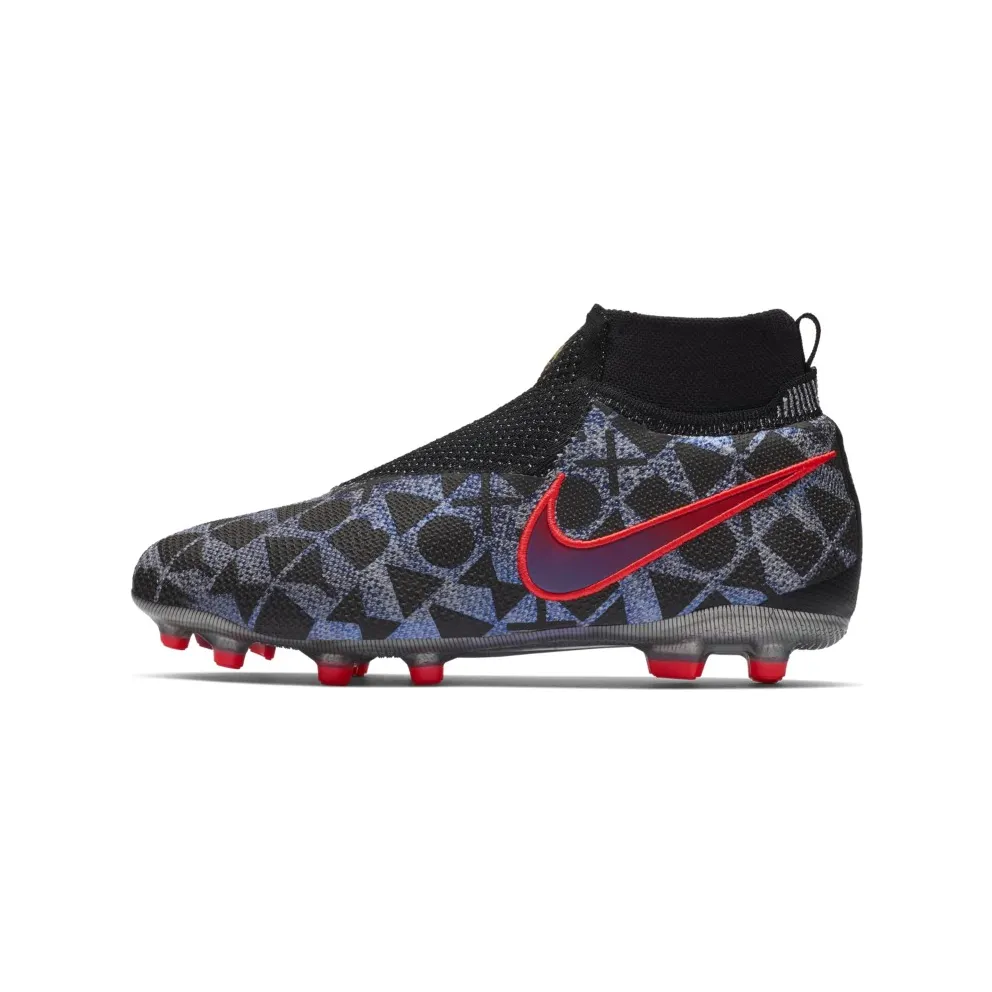 Nike Phantom Vision Elite Dynamic Fit MG EA Sports (GS) White/Bright Crimson-University Blue-Black (BQ5824-110)