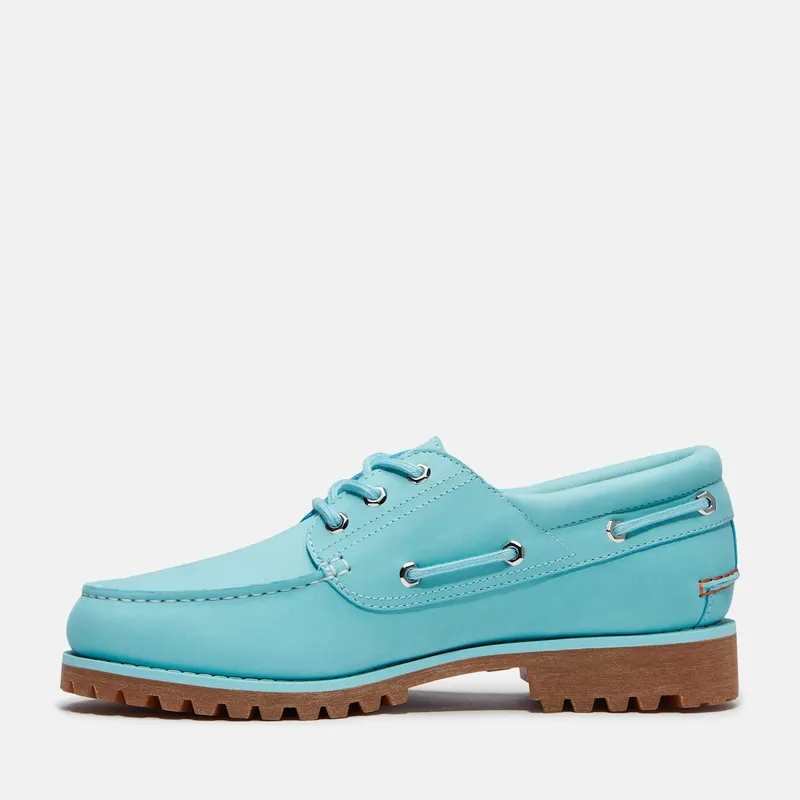 Timberland 3-Eye Classic Lug Boat Shoe Jacquemus Aqua Nubuck (TB0A6G7F-04V)