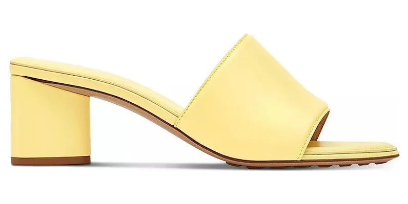 Bottega Veneta The Band Slip-On Sandal Yellow (651378VBSL07411)