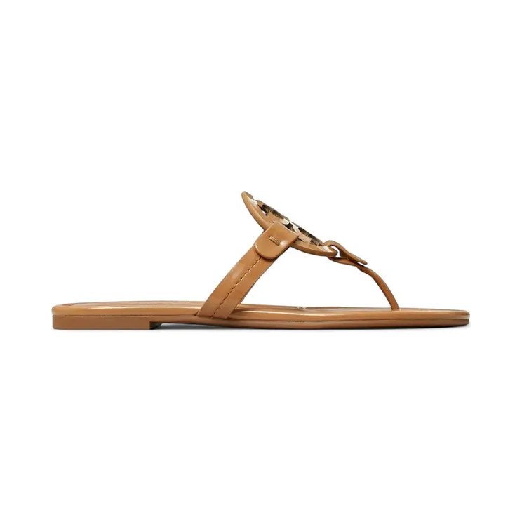 Tory Burch Miller Sandals Tan Patent (76734-249)