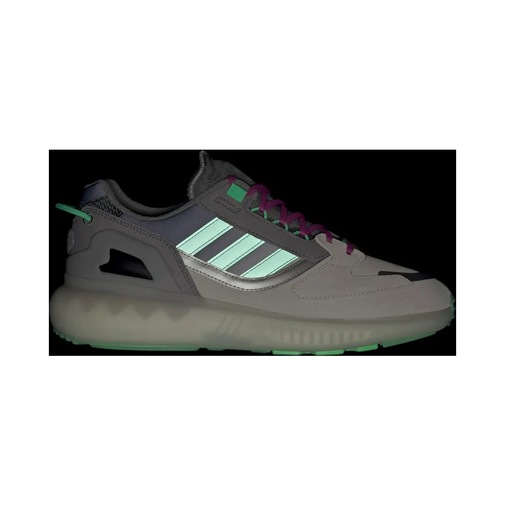 Adidas ZX 5K BOOST Grey Three / Beam Green / Semi Pulse Lilac (GX2028)
