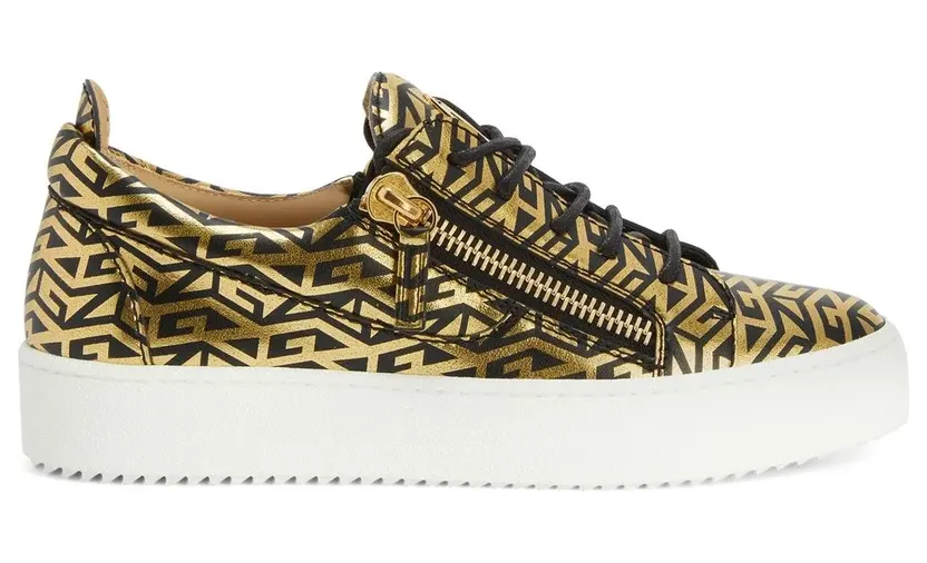 Giuseppe Zanotti Gail sneakers met monogram – Goud (RW20041002)