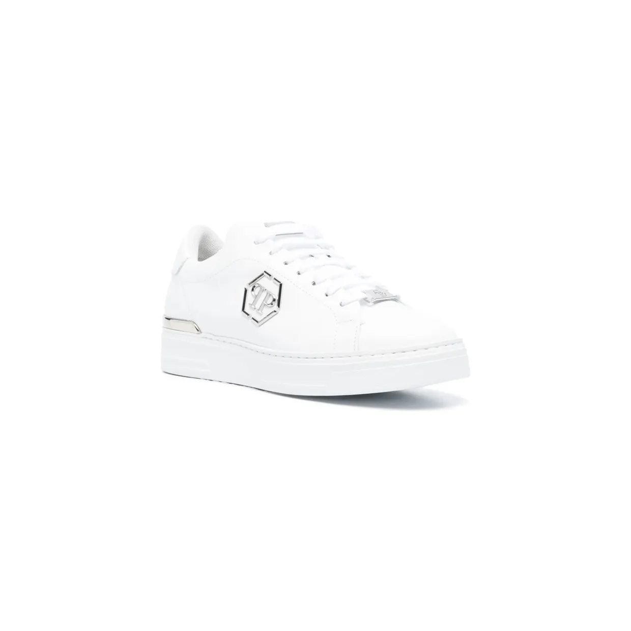 Philipp Plein Leather Lo-top “White” (USC0379 PLE075N 0202) (2)