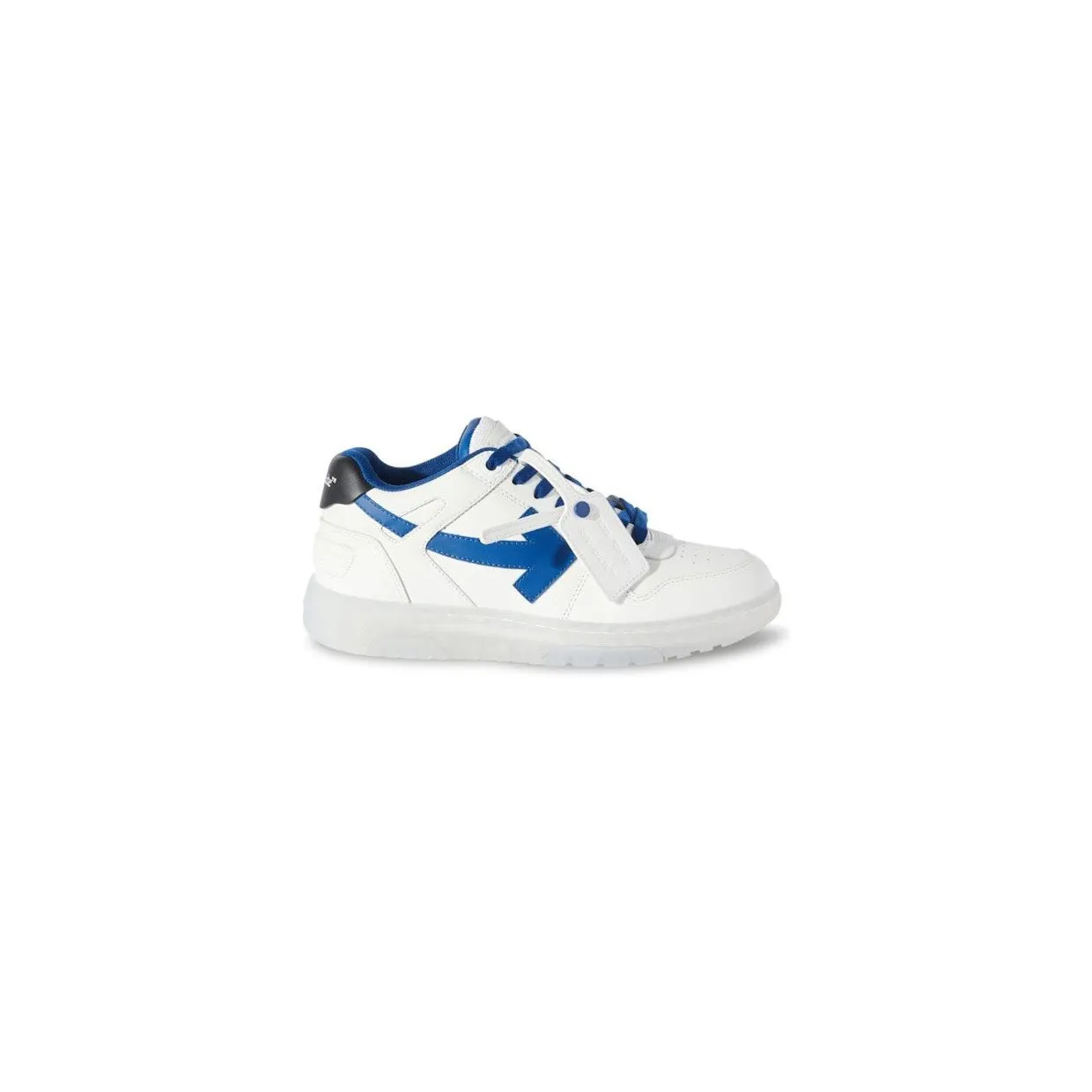 OFF-WHITE Out Of Office OOO Low Tops White Navy Blue (OMIA189S24LEA0100146) (2)