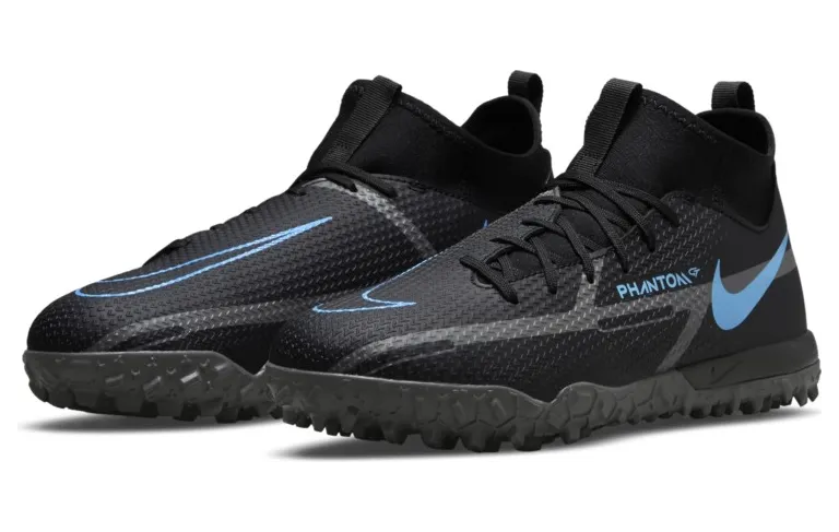 Nike Jr. Phantom GT2 Academy Dynamic Fit TF Turf-Fußballschuh für jüngere/ältere Schwarz (DC0818-004)