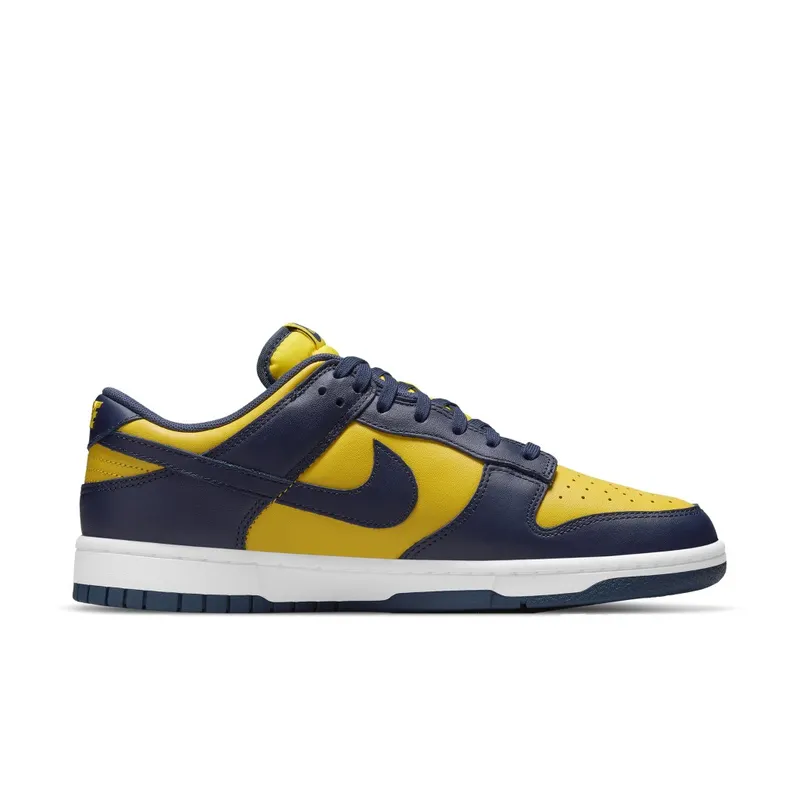 Nike Dunk Low Michigan (2021) – “Varsity Maize / Midnight Navy / White” (DD1391-700)