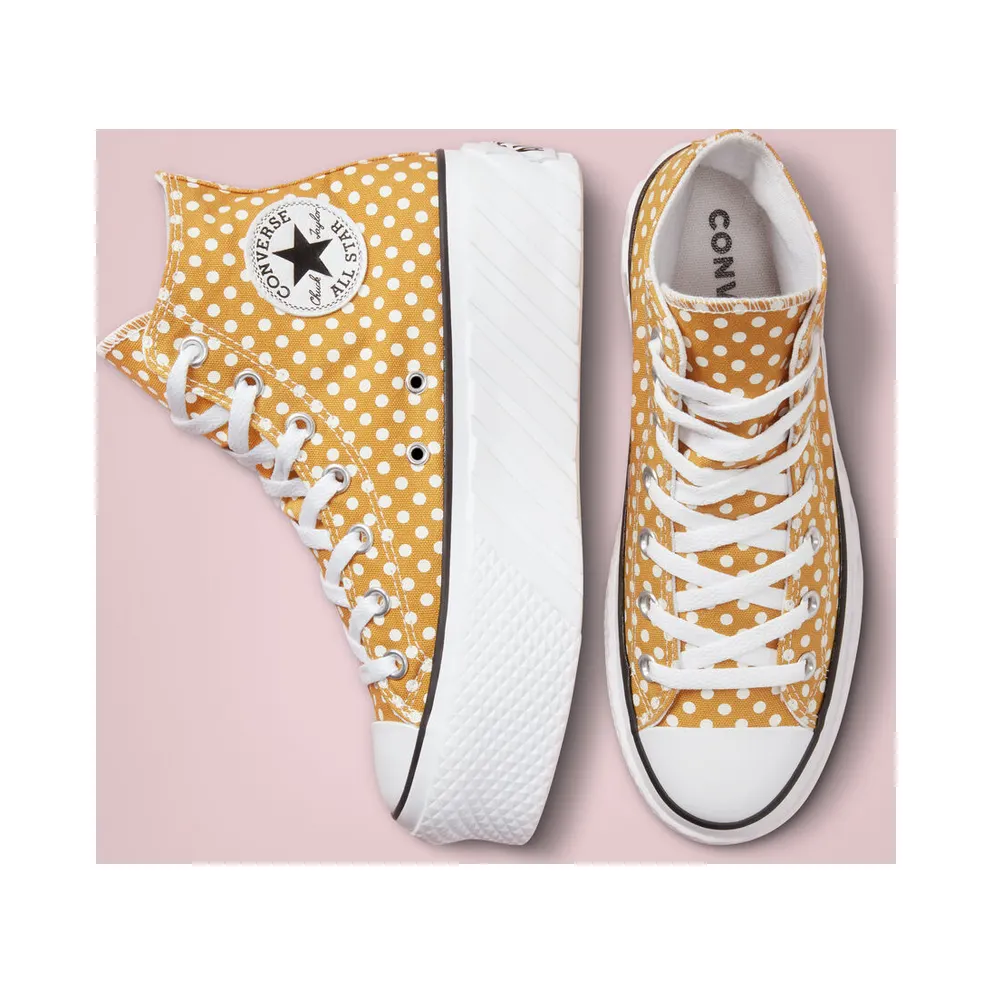 Converse Chuck Taylor All Star Lift 2X Platform Polka Dots (A01186C)