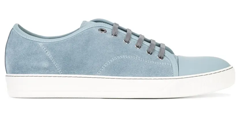 Lanvin contrast toe cap sneakers – Blauw (FMSKDBB1VEGOE17)