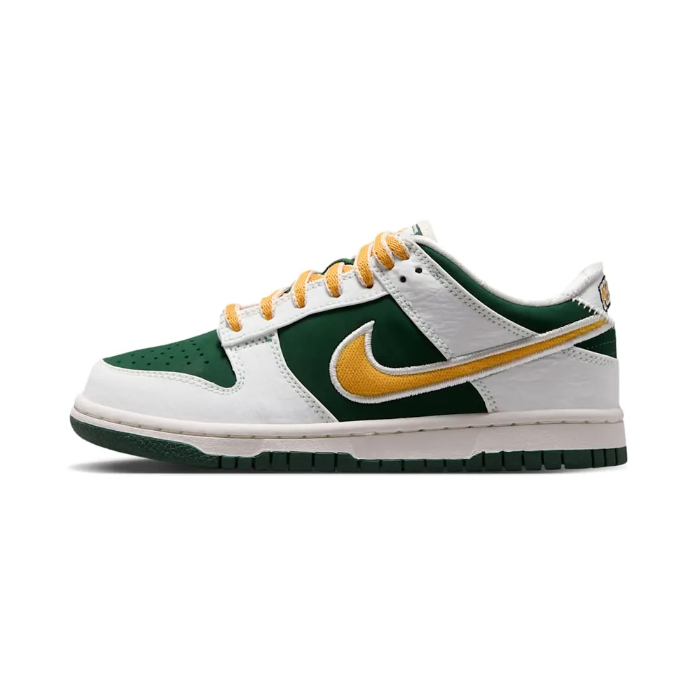Nike Dunk Low LV8 GS “Sail / Fir / University Red / University Gold” (IV5971-100)