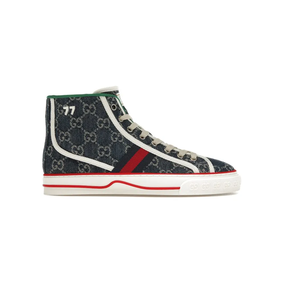 Gucci Tennis 1977 High Top Denim GG Print (627838 2KQ90 4464)
