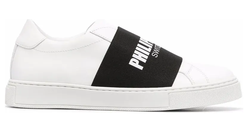Philipp Plein Slip-On-Sneakers mit Print – Weiß (PAASWSC2465PLE010N)