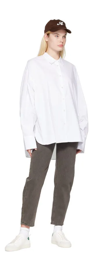 Axel Arigato White Clean 90 College A Sneakers (F0549005) (5)