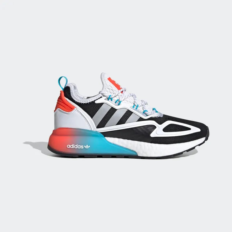 Adidas ZX 2K Boost ‘White Multi’ Core Black/Grey/Signal Cyan (FY2012)
