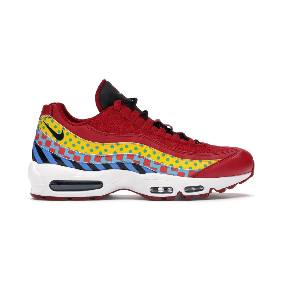Nike Air Max 95 Baltimore Home Gym Red/Black-White-Metallic Gold (CD7787-600)