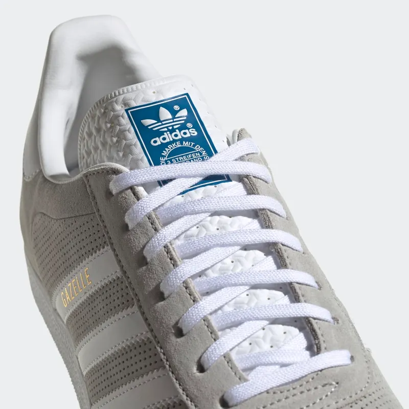 Adidas Gazelle Clear Grey / Cloud White / Gold Metallic (H02224)