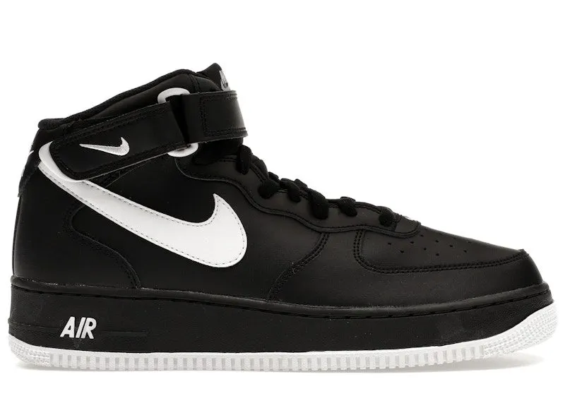 Nike Air Force 1 Mid ’07 Black White Sole (DV0806-001)