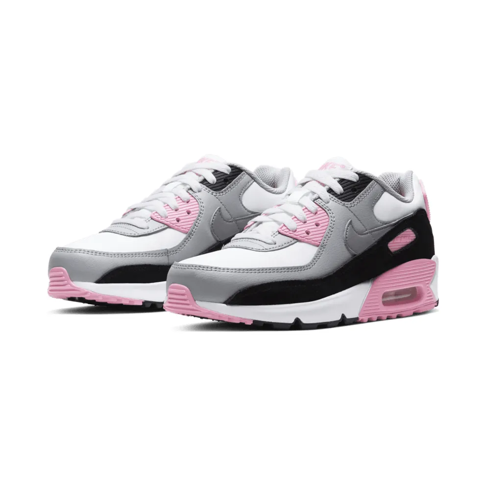 Nike Air Max 90 Recraft Rose (GS) White/Particle Grey-Light Smoke Grey-Rose (CD6864-104)