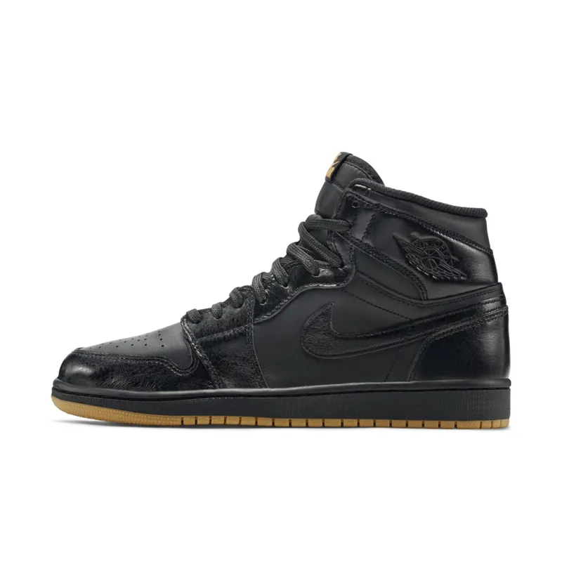 Air Jordan Nike AJ I 1 Retro Black Gum (555088-020)
