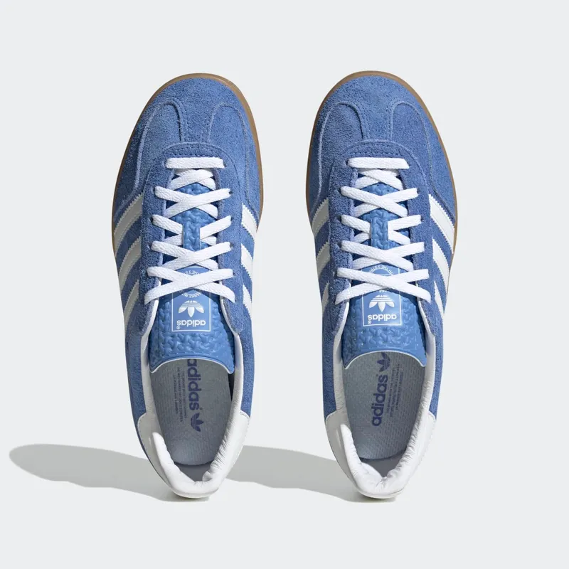 Adidas Gazelle Indoor Blue Fusion / Cloud White / Gold Metallic (HQ8717)
