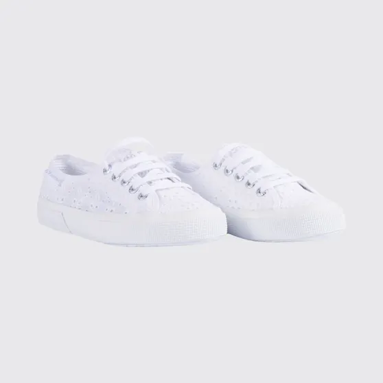 SUPERGA Leather Low-Top Sneakers for Boys Violet (S5138WW900)