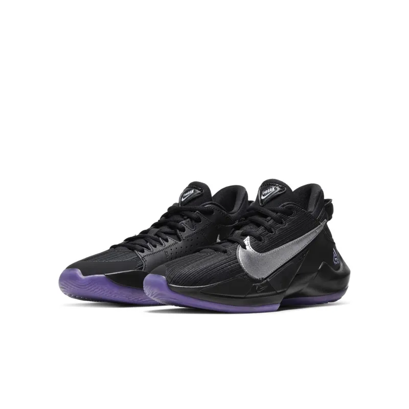 Nike Zoom Freak 2 GS ‘Dusty Amethyst’ Black/Metallic Silver/Dusty Amethyst (CN8574-005)