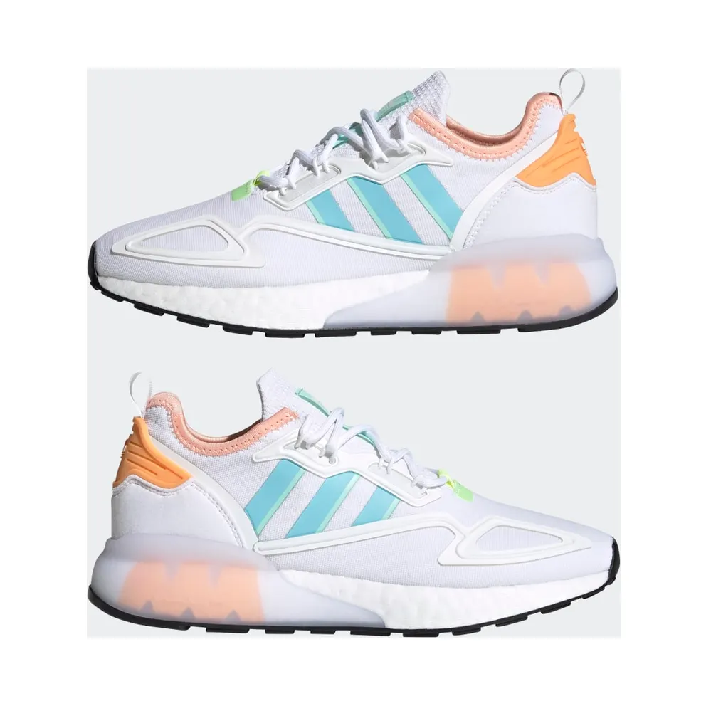 adidas ZX 2K Boost Core White / Hazy Sky / Glow Pink (H06578)