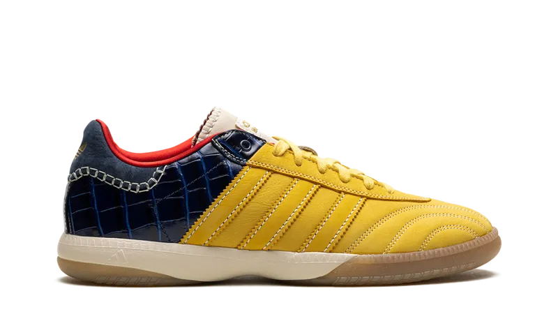 Adidas Samba Millenium “Wales Bonner – Fade Gold / Navy Croc” (IH8407)