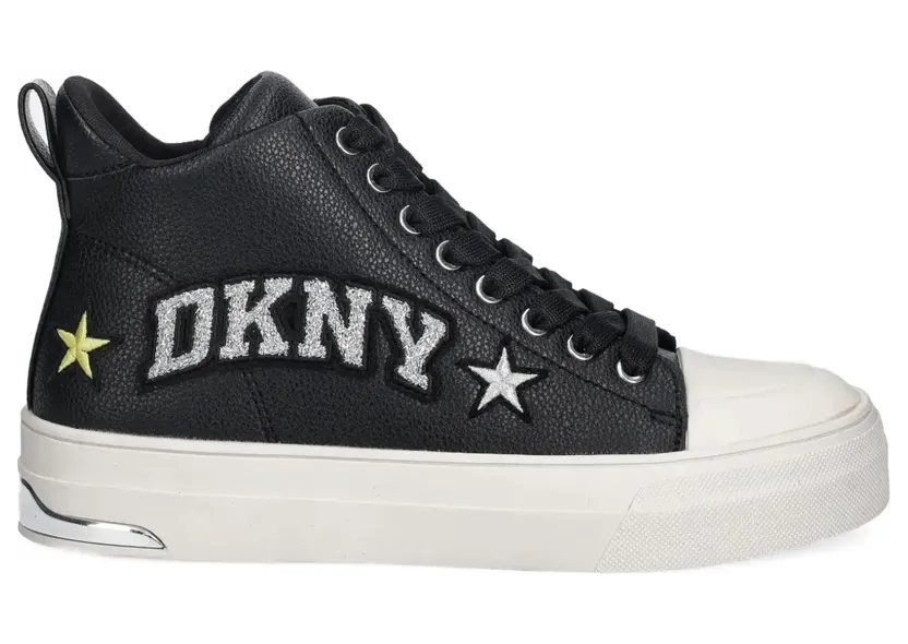 DKNY Verzierte Yaser Star Sneakers – Schwarz (K4597935)