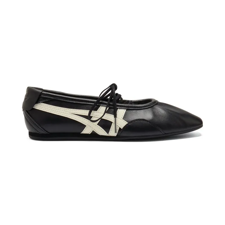 Onitsuka Tiger Womens Gymnarina “Black Cream” (1182A704-001)