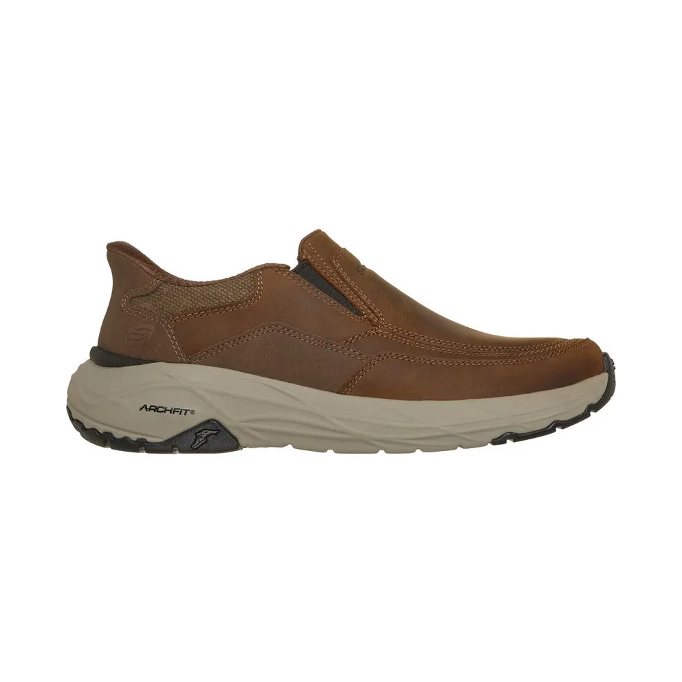 Skechers Slip-ins Relaxed Fit: Arch Fit Maverick – Redford Sneaker Bruin