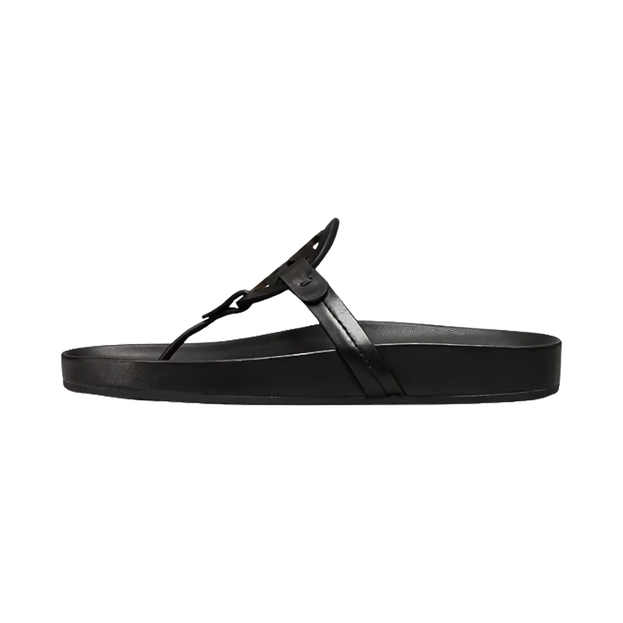 Tory Burch Miller Cloud Sandal “Perfect Black” (81032-004)