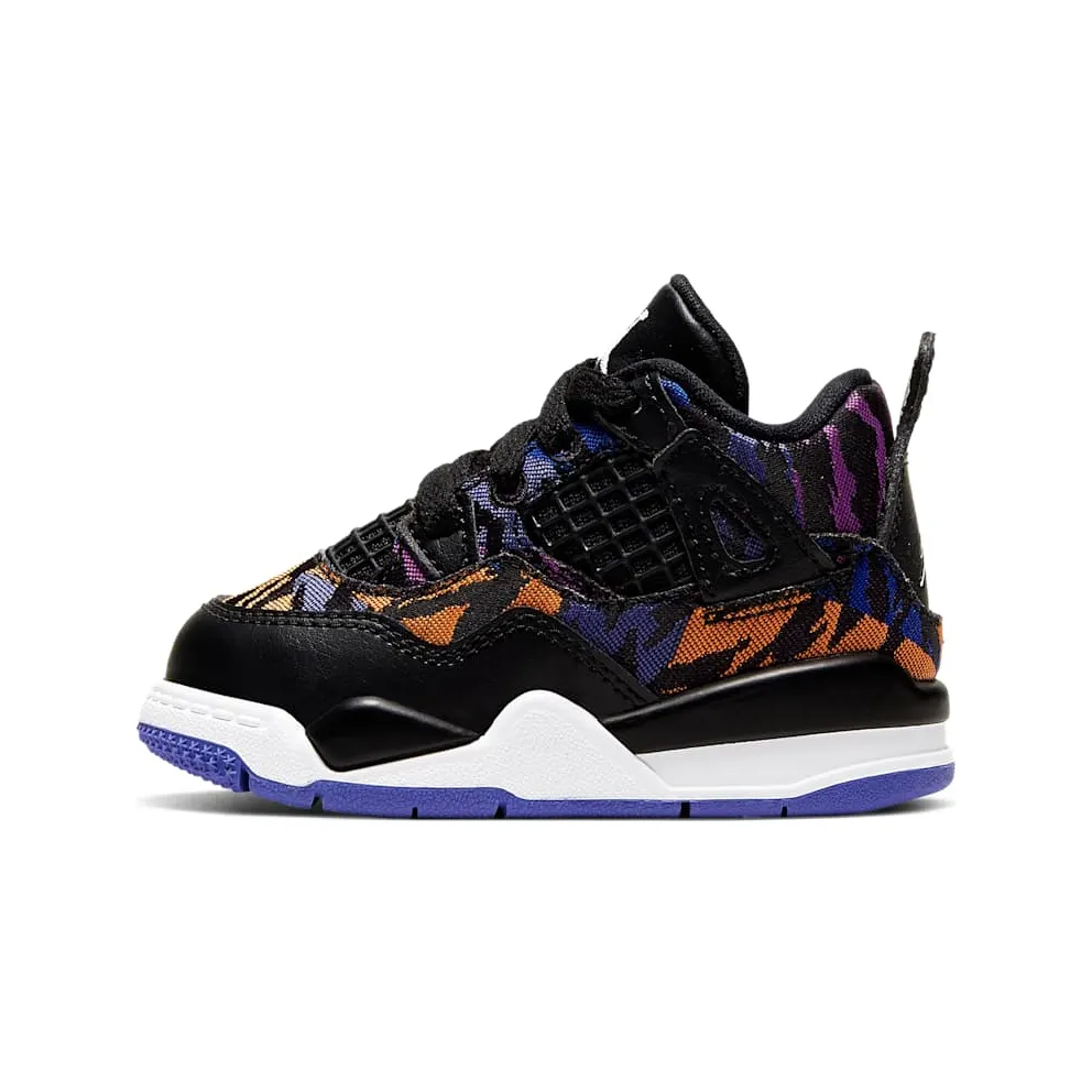 Jordan 4 Retro Black Rush Violet (TD) Black/White-Rush Violet (BQ9041-005)