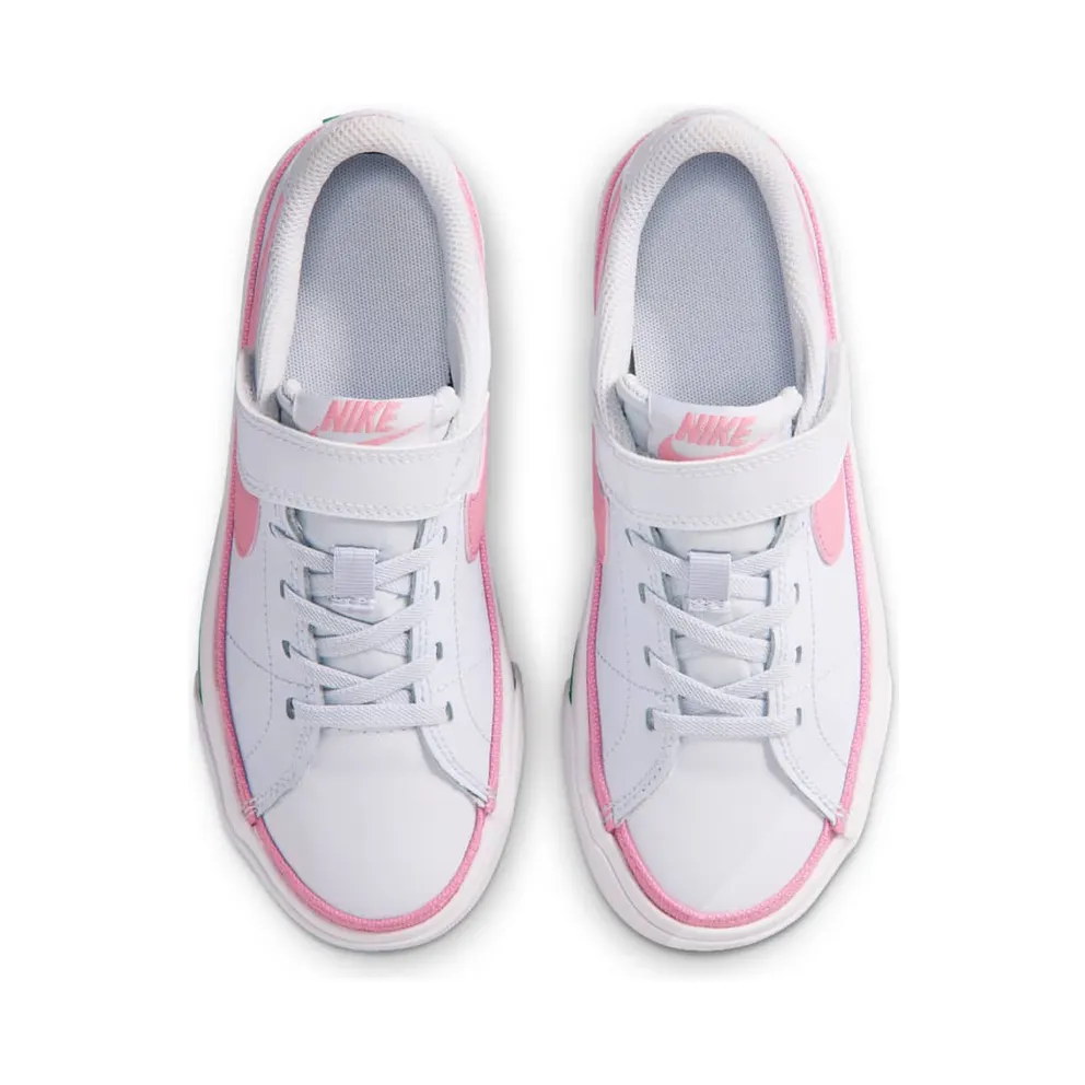 Nike Court Legacy Football Grey Malachite Peony (DA5381-009)