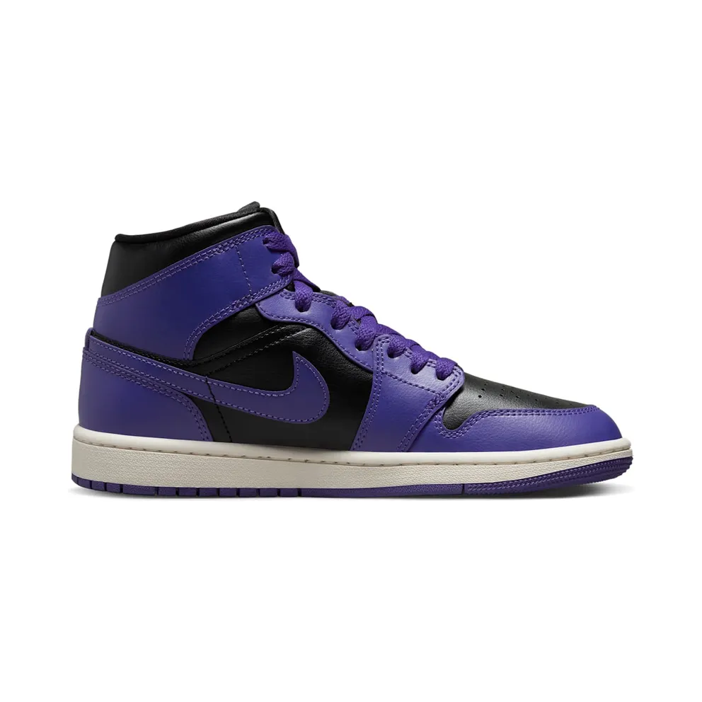 Jordan 1 MID “Black/Purple” (BQ6472-051)