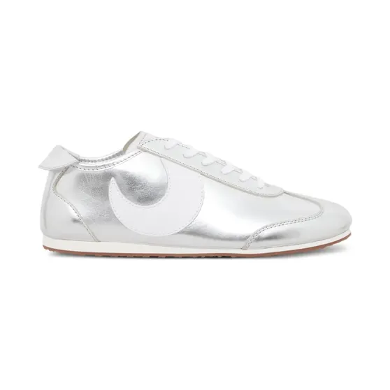 Marine Serre MS Astra leren met metallic-effect “Grey” (MSN001ARLEA0058)