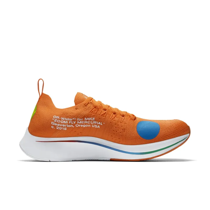 Nike x Off White Zoom Fly Mercurial Flyknit Pack ‘Total Orange’ (2018) (AO2115-800)