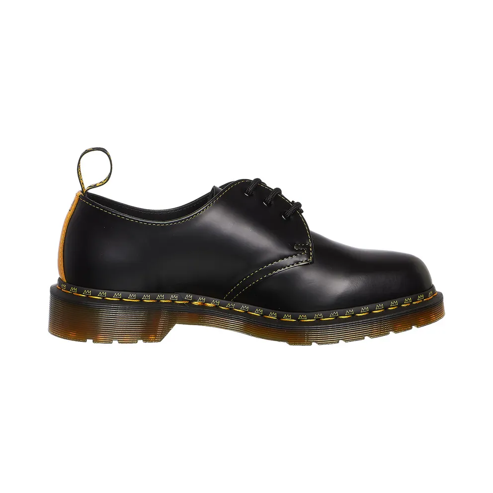 Dr. Martens 1461 Basquiat Backhand & Black Smooth & Yellow Smooth (27186001)