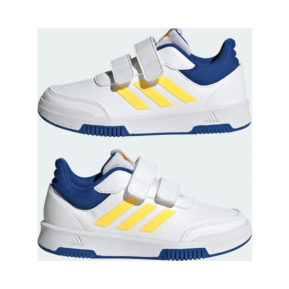 Adidas Tensaur with Velcro Cloud White / Spark / Royal Blue (IG8581)