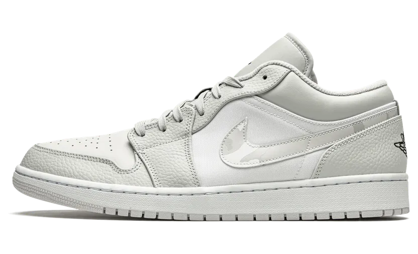 Air Jordan 1 Low SE GS ‘White Camo’ White/Photon Dust/Grey Fog (DD3234-100)